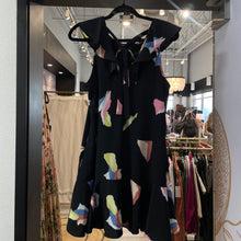 Load image into Gallery viewer, Fab&#39;rik | Women&#39;s Black Floral Print Ruffle Dress | Size: S
