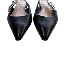 Load image into Gallery viewer, Christian Dior | Women's J'Adior Black and Cream Slingbacks | Size: 37

