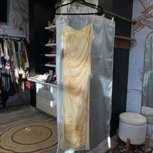 Load image into Gallery viewer, Zara | Women&#39;s Long Ruche Flower Print Maxi Mesh Dress | Size: S
