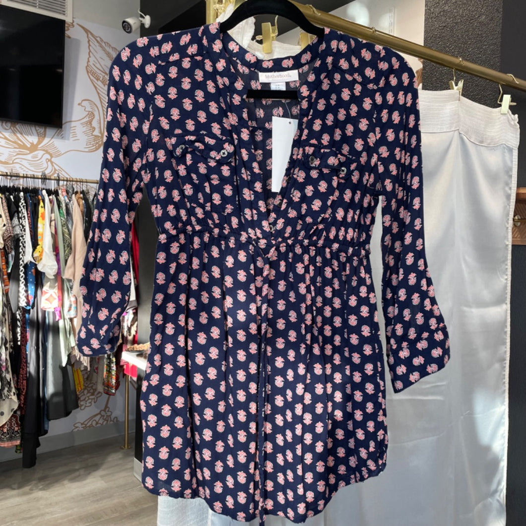 Motherhood | Women's Blue and Pink Top | Size: S