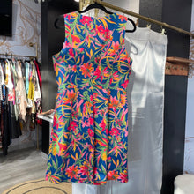 Load image into Gallery viewer, J. Crew | Women&#39;s Blue Floral Print 100% Cotton Shift Dress | Size: 10
