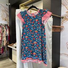 Load image into Gallery viewer, Matilda Jane | Girl&#39;s Blue and Red Strawberry Dress | Size: 10Y
