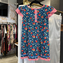 Load image into Gallery viewer, Matilda Jane | Girl&#39;s Blue and Red Strawberry Dress | Size: 6Y
