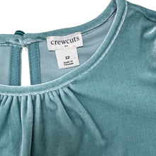 Load image into Gallery viewer, Crewcuts | Gir's Green Velvet Dress with Tulle Bottom | Size: 12Y

