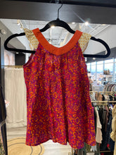 Load image into Gallery viewer, Matilda Jane | Girl&#39;s Purple and Red Pasiley Print Tank Top &amp; Shorts Set | Size: 6Y
