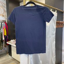 Load image into Gallery viewer, J. Crew | Women&#39;s Navy Blue Watermelon Sequin Shrot Sleeve Tee | Size: XXS
