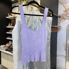 Load image into Gallery viewer, White House Black Market | Women&#39;s Lavender Ribbed Tank Top | Size: S
