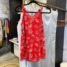 Load image into Gallery viewer, Cabi | Women&#39;s Red and White Purse Pattern Tank Top | Size: XS
