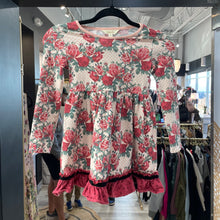 Load image into Gallery viewer, Matilda Jane | Girl&#39;s Red Rose Long Sleeve Dress | Size: 6Y
