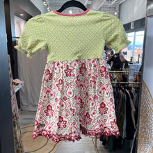 Load image into Gallery viewer, Matilda Jane | Girl&#39;s Green and Pink Floral Print Bottom Dress | Size: 6Y
