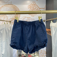 Load image into Gallery viewer, Crewcuts | Girl&#39;s Navy Blue Ruffle Bottom Shorts | Size: 8Y
