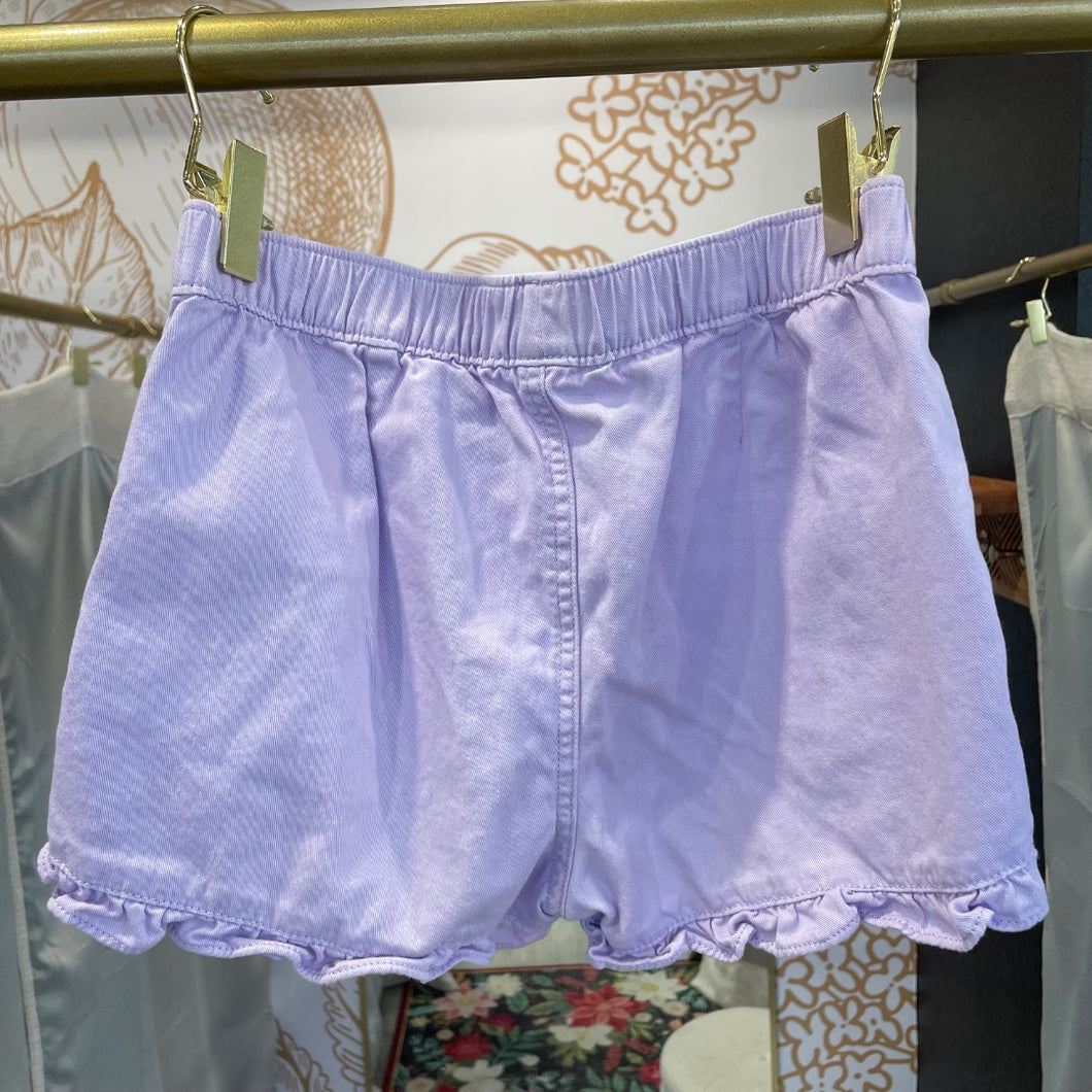 Crewcuts | Girl's Light Purple Ruffle Bottom Shorts | Size: 10Y