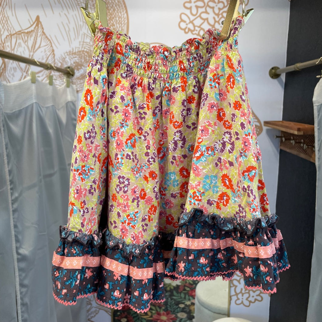 Matilda Jane | Girl's Floral Ruffle Bottom Skirt | Size: 4Y
