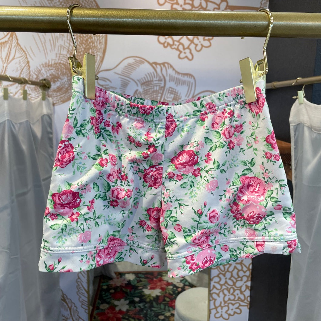 Sweet Honey | Girl's Pink Floral Print Shorts | Size: 6Y