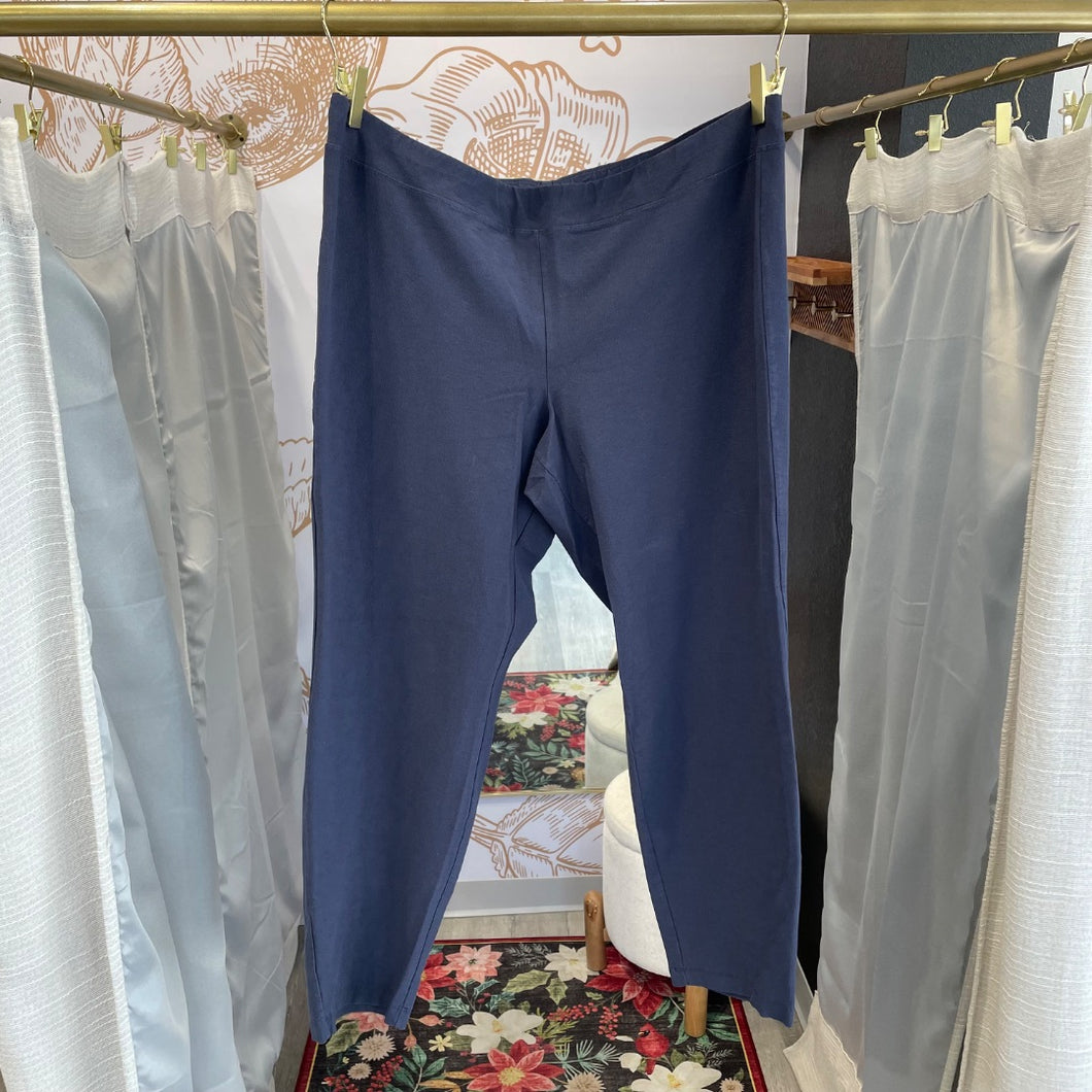 Eileen Fisher | Women's Blue Crop Pants | Size: XL