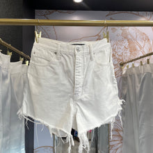 Load image into Gallery viewer, Alexander Wang | Women's White Float Zip Low Rise Shorts | Size: 28
