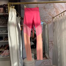 Load image into Gallery viewer, Outdoor Voices | Women's Pink Colorblock Leggings | Size: XS
