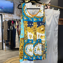 Load image into Gallery viewer, Tempo Paris | Women's Seashell Print Sleeveless Shift Dress | Size: 8
