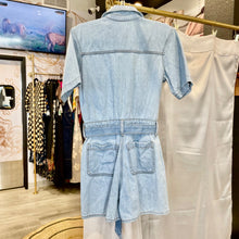 Load image into Gallery viewer, Universal Thread | Women's Denim Button Down Tie Waist Romper | Size: 4
