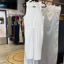 Load image into Gallery viewer, Athleta | Women's Cream Sleeveless Cinch Waist Dress | Size: M

