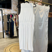 Load image into Gallery viewer, Athleta | Women's Cream Sleeveless Cinch Waist Dress | Size: M
