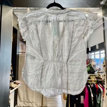 Load image into Gallery viewer, Anthropologie | Women's Pilcro White Ruffle Sleeve Top | Size: XS
