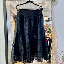 Load image into Gallery viewer, Jennifer &amp; Grace | Women's Black Eyelet Top and Skirt Set | Size: L
