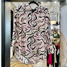Load image into Gallery viewer, Rachel Zoe | Women's Pink and Back Button Down Long Sleeve Top | Size: M
