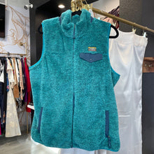 Load image into Gallery viewer, L.L. Bean | women's Green Fuzzy Zip Vest | Size: XL
