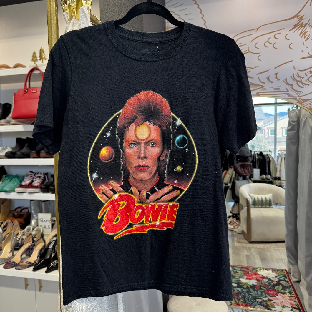 Bowie | Women's David Bowie Graphic Short Sleeve Tee | Size: S