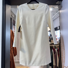Load image into Gallery viewer, SUISTUDIO | Women&#39;s Cream Long Sleeve Wool Blend Shift Dress | Size: 2
