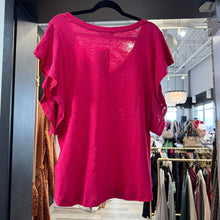 Load image into Gallery viewer, Liverpool | Women&#39;s Pink V Neck Short Sleeve Tee | Size: L
