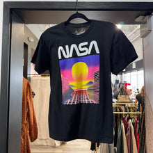 Load image into Gallery viewer, NASA | Women&#39;s Black NASA Graphic Short Sleeve Tee | Size: L
