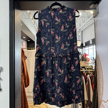Load image into Gallery viewer, Rebecca Taylor | Women&#39;s Navy Blue Floral Print Ruffle Dress | Size: 8
