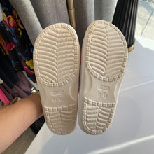 Load image into Gallery viewer, White Crocs SHOES, 8Crocs | Women's White Rainbow Classic Slide Sandals | Size: 8
