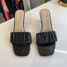 Load image into Gallery viewer, Sugar | Women's Black Open Toe Mule Heels | Size: 8
