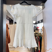 Load image into Gallery viewer, Selfie | Women&#39;s White Futter Mini Dress | Size: S

