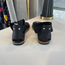 Load image into Gallery viewer, Sorel | Women's Black Cross Strap Flat Sandal | Size: 7
