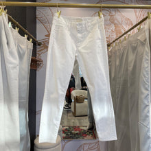 Load image into Gallery viewer, Mother | Women's White The Looker Crop Jeans | Size: 29
