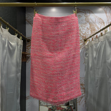 Load image into Gallery viewer, J. Crew | Women's Hot Pink Tweed Pencil Skirt | Size: 8
