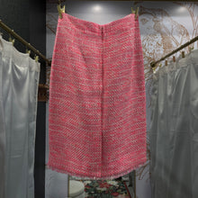 Load image into Gallery viewer, J. Crew | Women's Hot Pink Tweed Pencil Skirt | Size: 8
