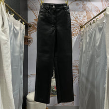 Load image into Gallery viewer, Wilfred | Women's Black Faux Leather Pants | Size: 00
