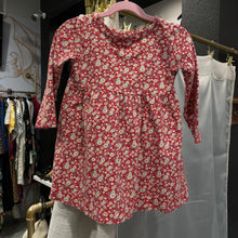 Load image into Gallery viewer, Boden | Girl's Red Floral Print Long Sleeve Dress | Size: 4-5Y
