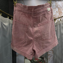 Load image into Gallery viewer, Paige | Women's Pink High Waist Paper Bag Shorts | Size: 30
