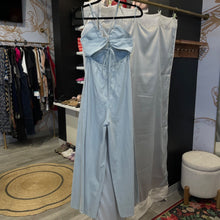 Load image into Gallery viewer, Miou Muse | Women's Light Blue Wide Leg Jumpsuit | Size: S
