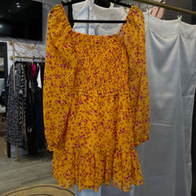 Load image into Gallery viewer, 1. State | Women's Orange and Pink Floral Long Sleeve Dress | Size: M

