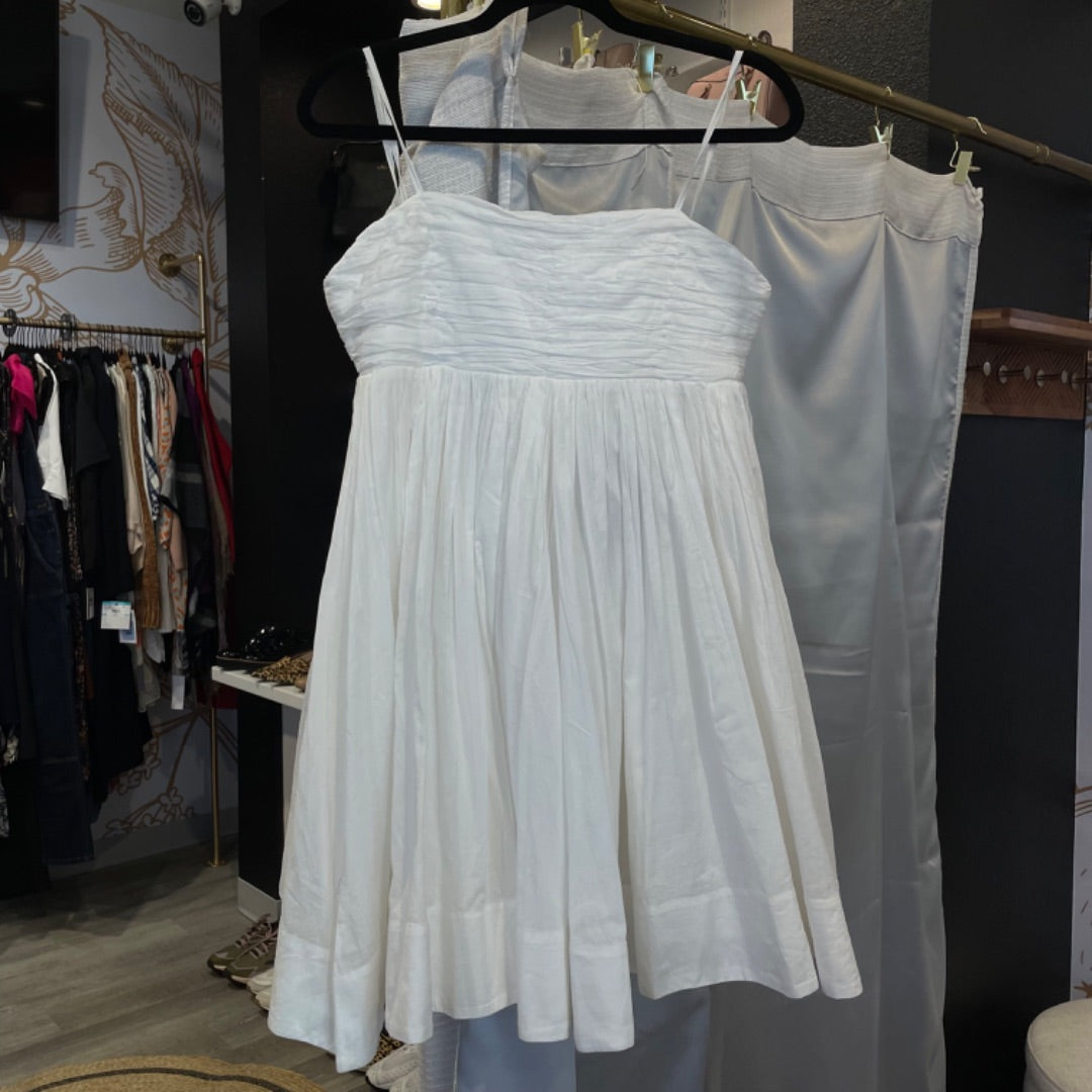 anthropologie white dress mini Anthropologie | Women's Forever That Girl White Mini Dress with Tags