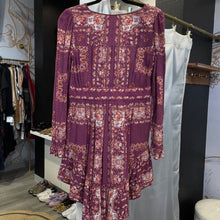 Load image into Gallery viewer, Free People Women’s Pink Boho Print Tie Front Dress – Size S | Boho Chic Summer Style | SAVOUR Clothing
