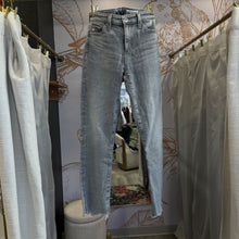 Load image into Gallery viewer, AG | Women's Gray Mari Crop High Rise Slim Straight Jeans | Size: 25
