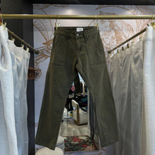 Load image into Gallery viewer, Anthropologie | Women's Pilcro Olive Green Mid Rise Straight Fit Pocket Pants | Size: 24
